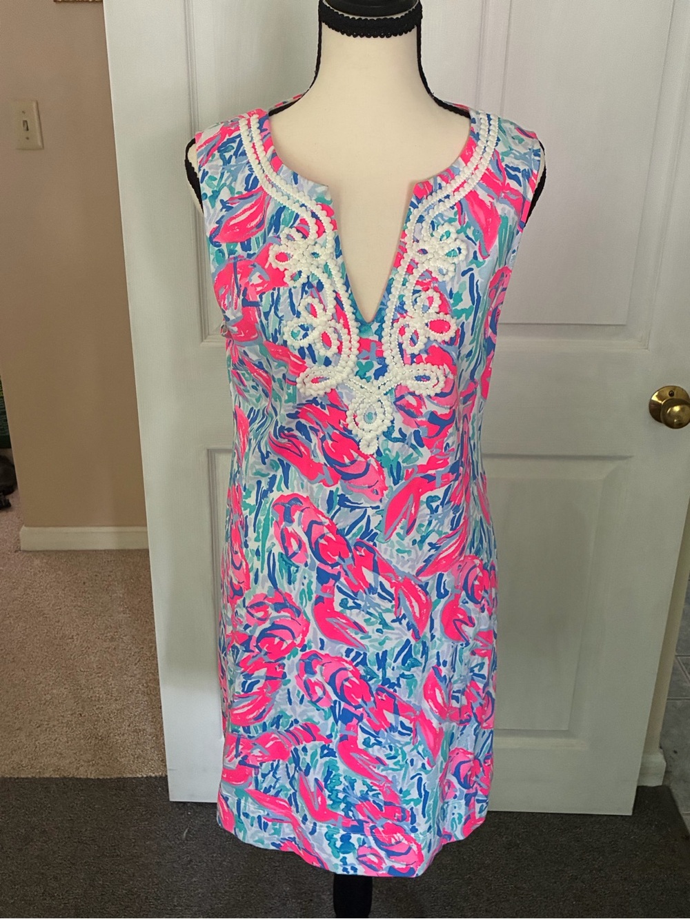 Lilly Pulitzer Pink Lobster Harper Shift dress